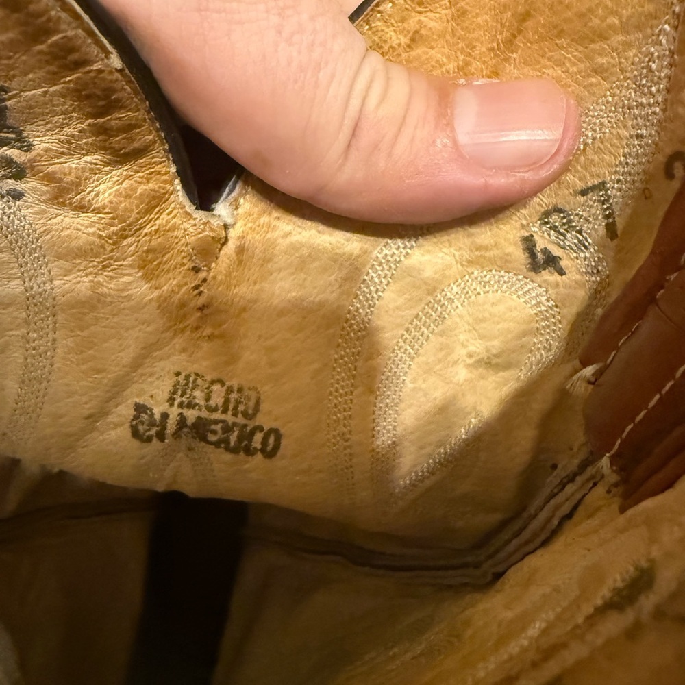 Vaquero Tan Leather cowboy boots Boots size 9 - Picture 8 of 8
